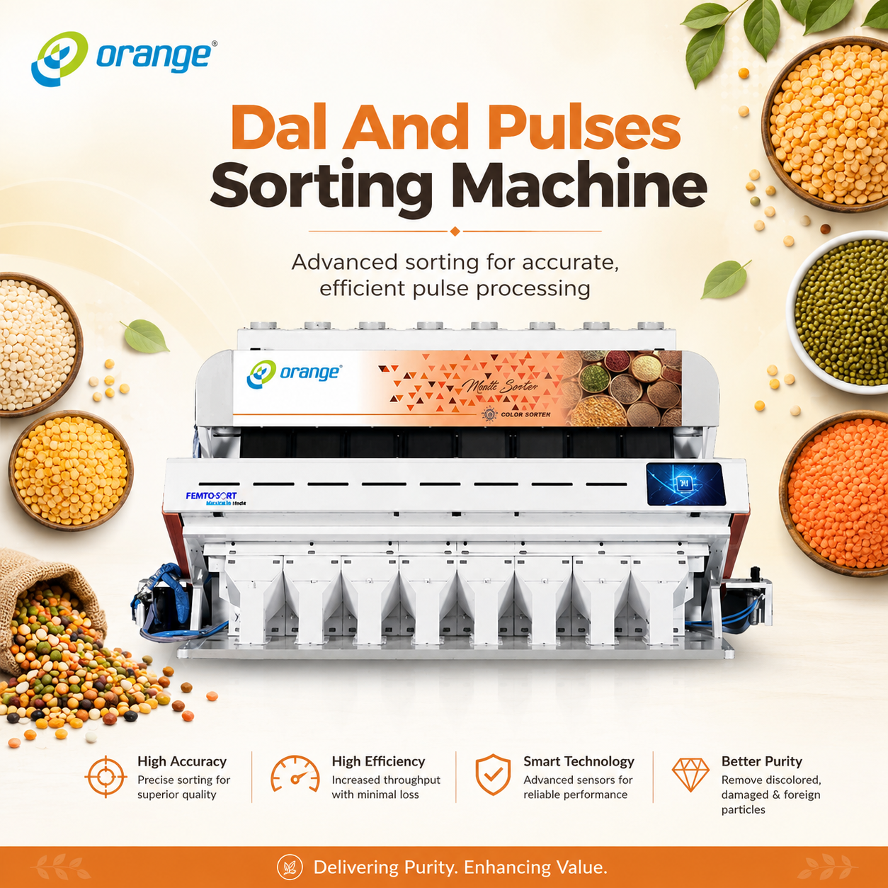 Dal Sorting Machine Manufacturers in India