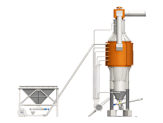 Boiled Paddy Husk Fire Furnace