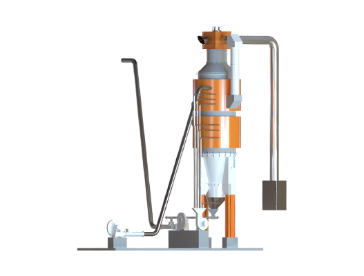 Raw Paddy Husk Fire Furnace