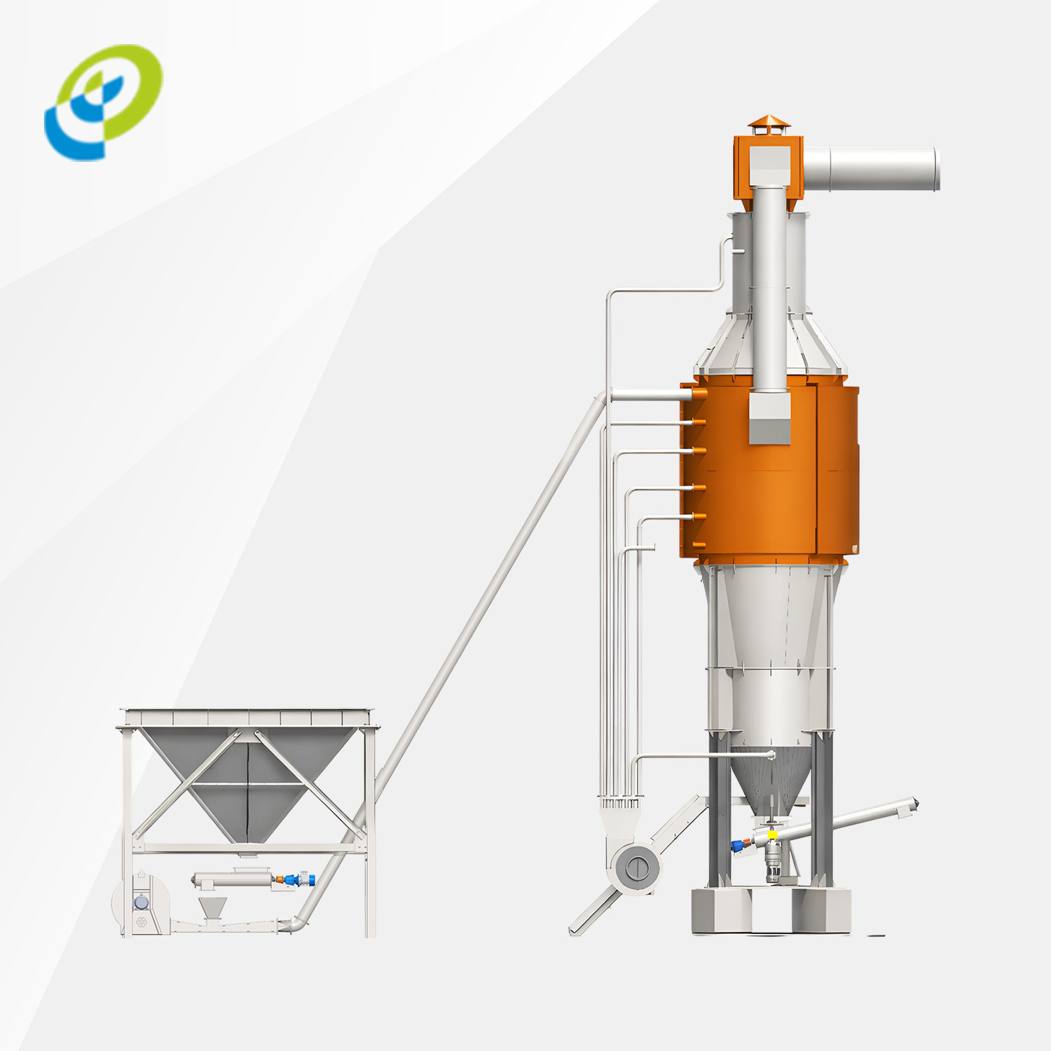 Boiled Paddy Husk Fire Furnace